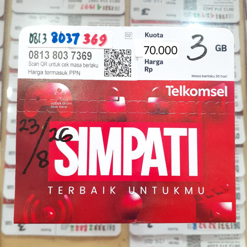 Nomor Cantik Telkomsel 369