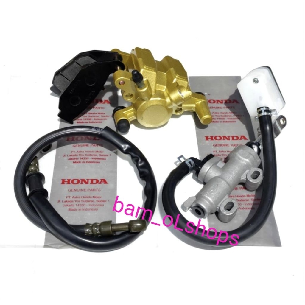 selang rem+master rem set+kaliper belakang Honda CBR new,CBR facelift,CBR 150R old/LED,CB 150r old/L