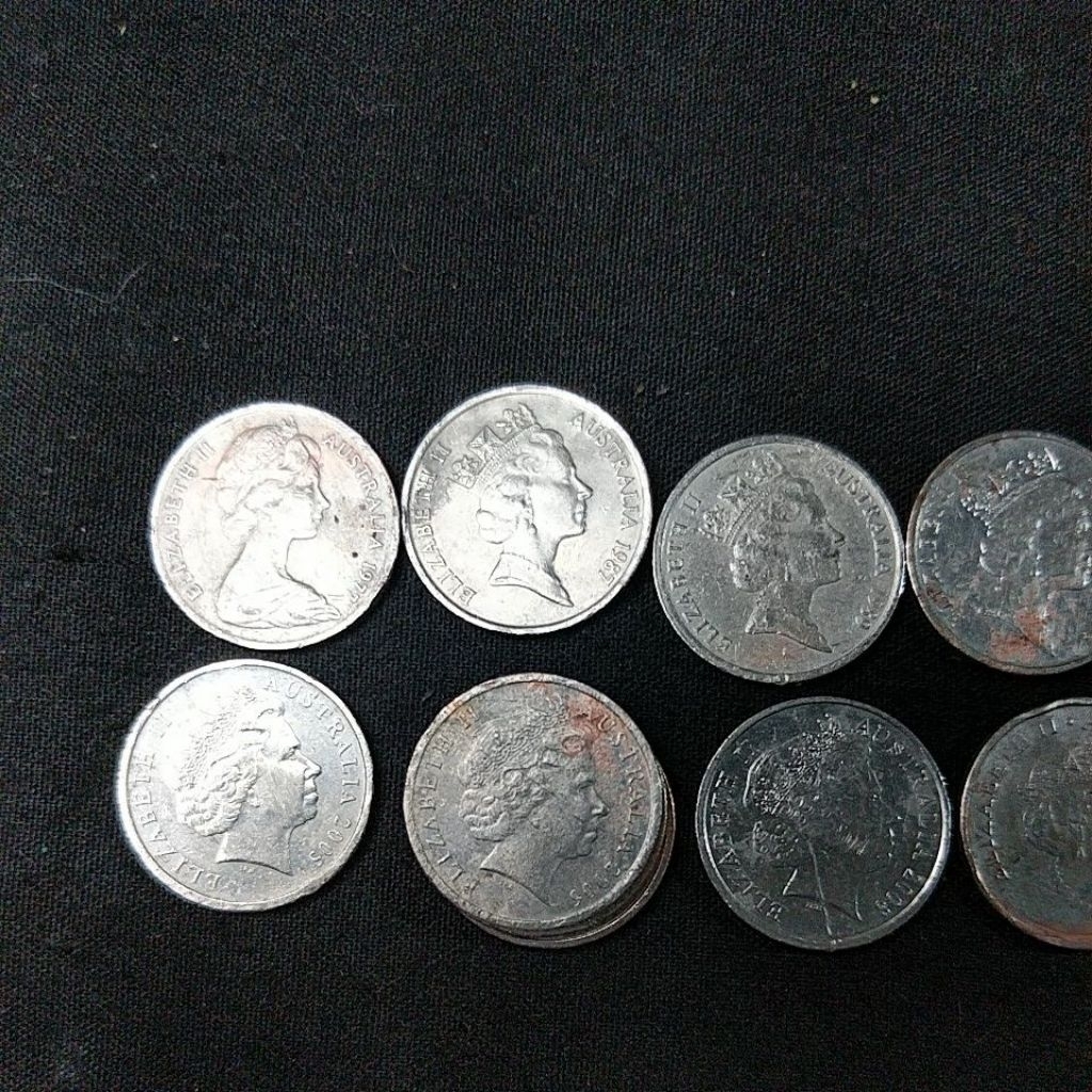 koin 5 cent Australia Elizabeth II