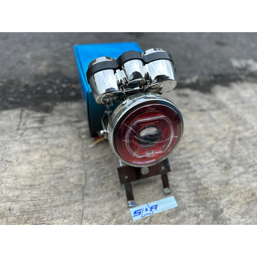 batok lampu ninja biled rgb day set spido breket lampu depan ninja ss biled