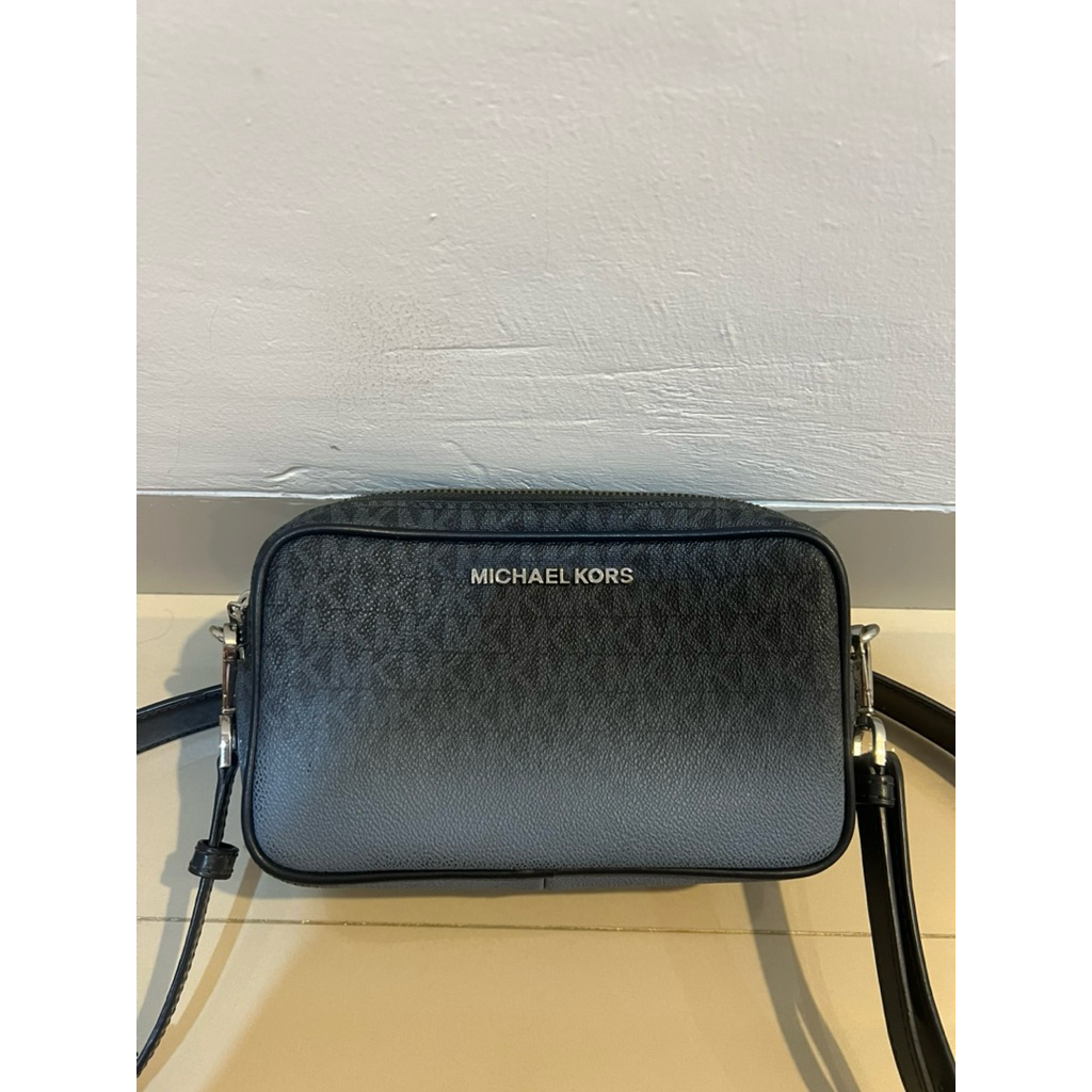 PRELOVED MICHAEL KORS OMBRE MONOGRAM CAMERA BAG SLINGBAG ORIGINAL