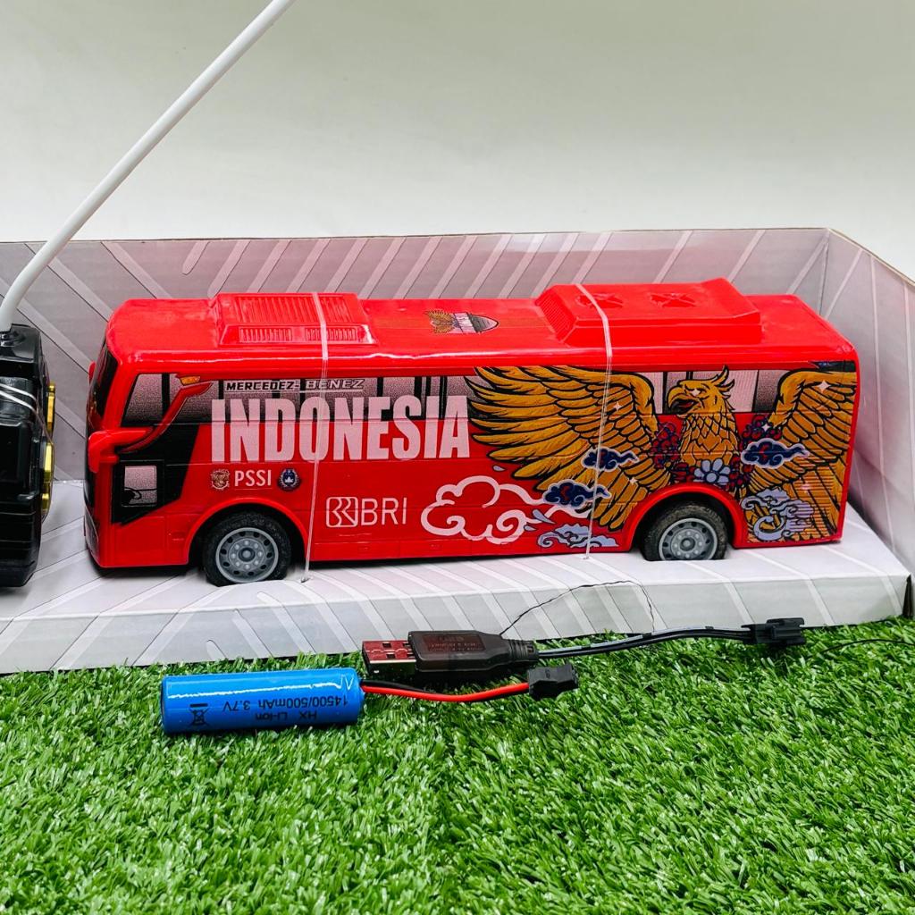 TERUS JAYA TOYS VIRAL RC BUS BASURI BESAR /31CM BUS TELOLET MUSIK / BIS TELOLET REMOTE CONTROL