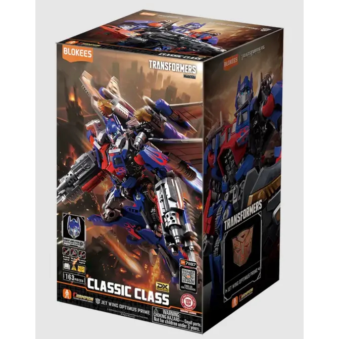 Blokees Transformers Optimus Prime Jet Wing Champion Class