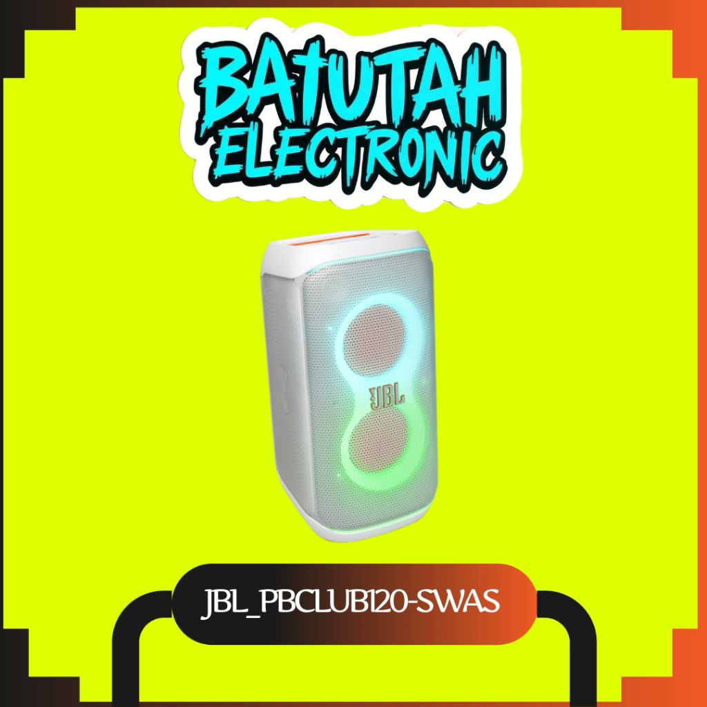 JBL SPEAKER AKTIF PARTY BOX CLUB 120 WHITE JBL_PBCLUB120-SWAS