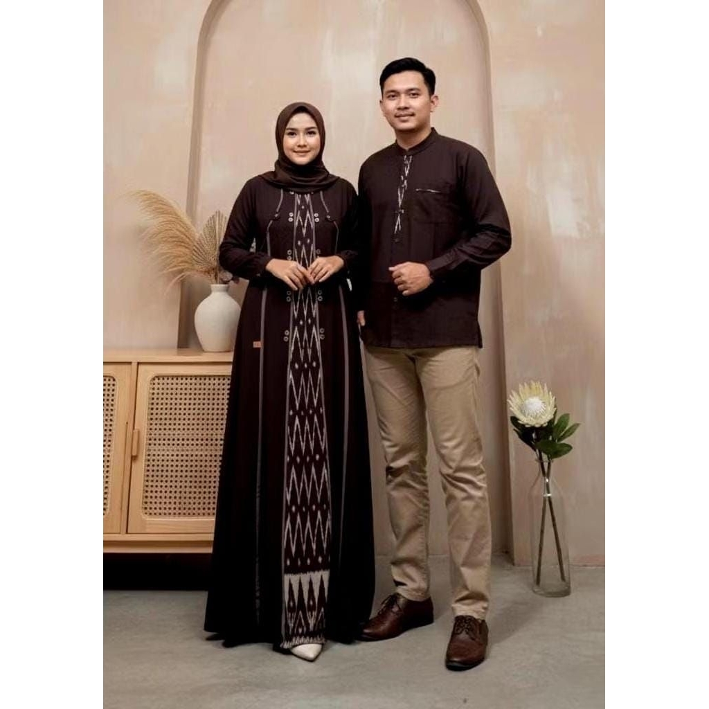 GAMIS SAULIN STORE ORI TERBARU COUPLE ETNIC