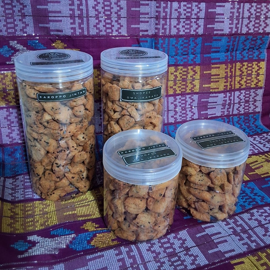 snack karoppo jintan / biji ketapang (pakai jintan hitam)