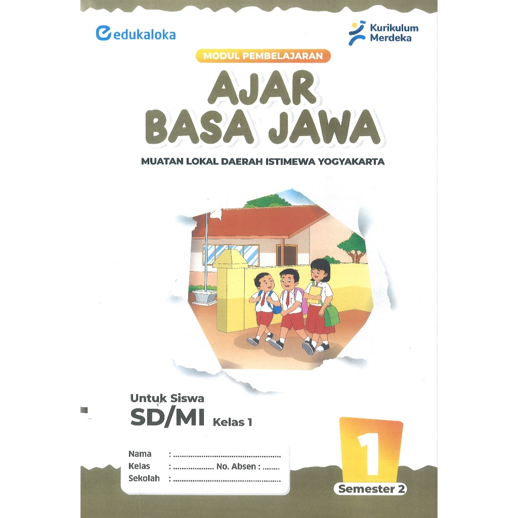 LKS Ajar Basa Jawa Kelas 1 SD/MI Semester 2 Kurikulum Merdeka Tahun Ajaran 2025/2026