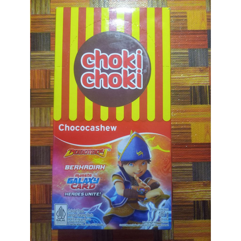 Choki Boboiboy Sopan terbaru versi 2 | isi 20 Pcs berhadiah Kartu