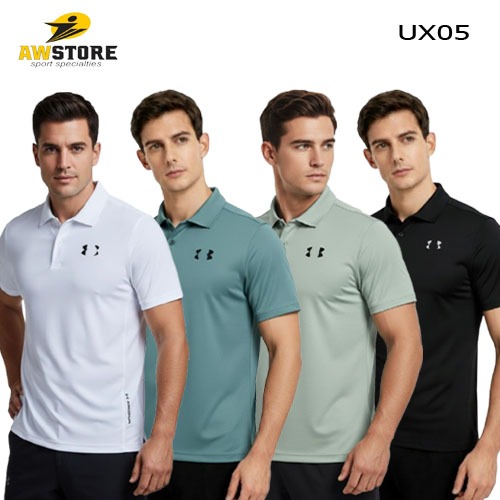 POLO SHIRT KAOS POLO BAJU POLO GOLF KERAH OLAHRAGA PRIA DRIFIT GYM FITNES TENNIS PADEL SEPEDA SENAM 
