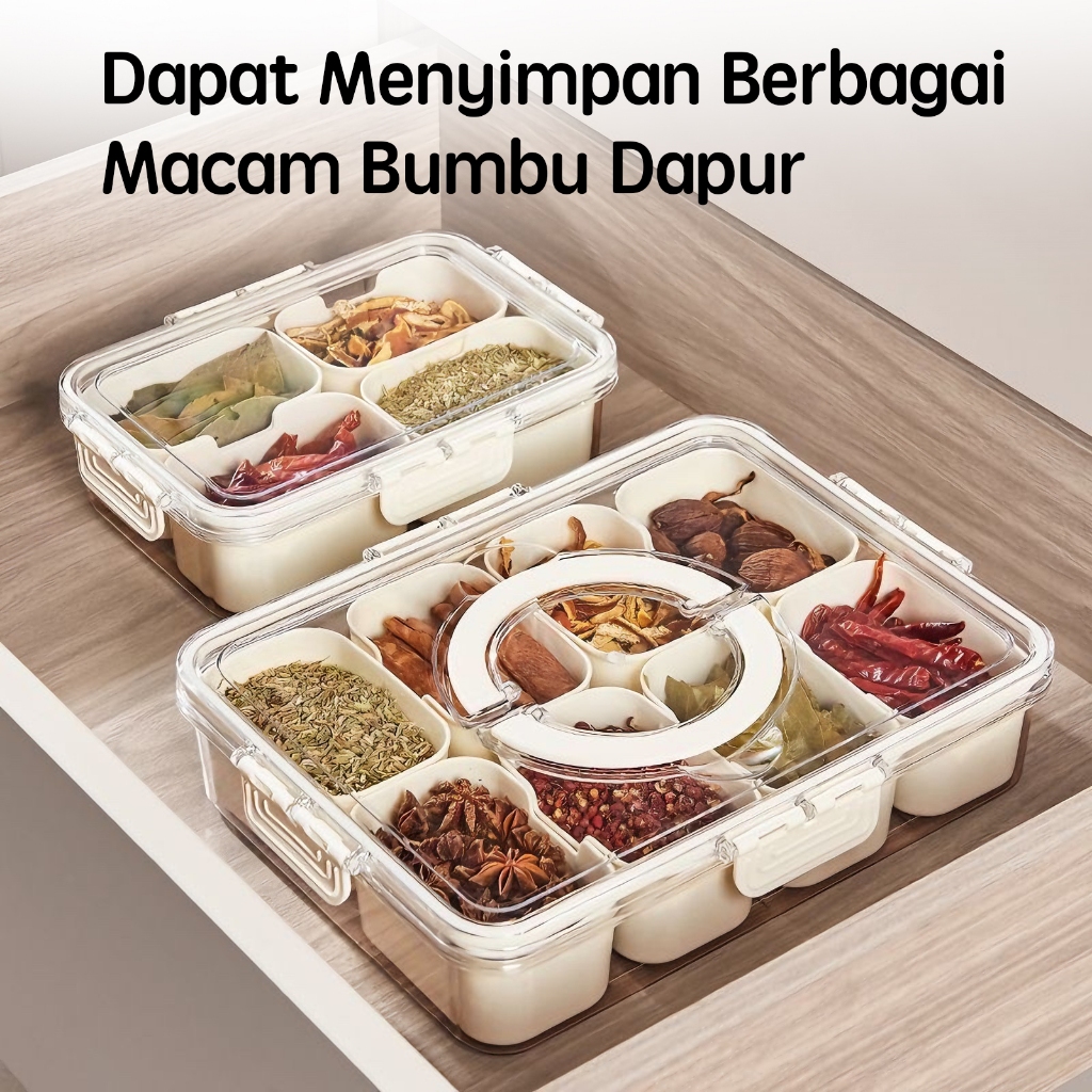 PREMIUM MINILABA Food Container Box Container Kotak Penyimpanan Serbaguna Kulkas Rak Dapur Sayuran