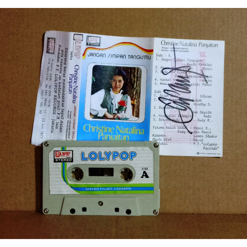 CHRISTINE NATALINA PANJAITAN - JANGAN SIMPAN TANGISMU - Kaset