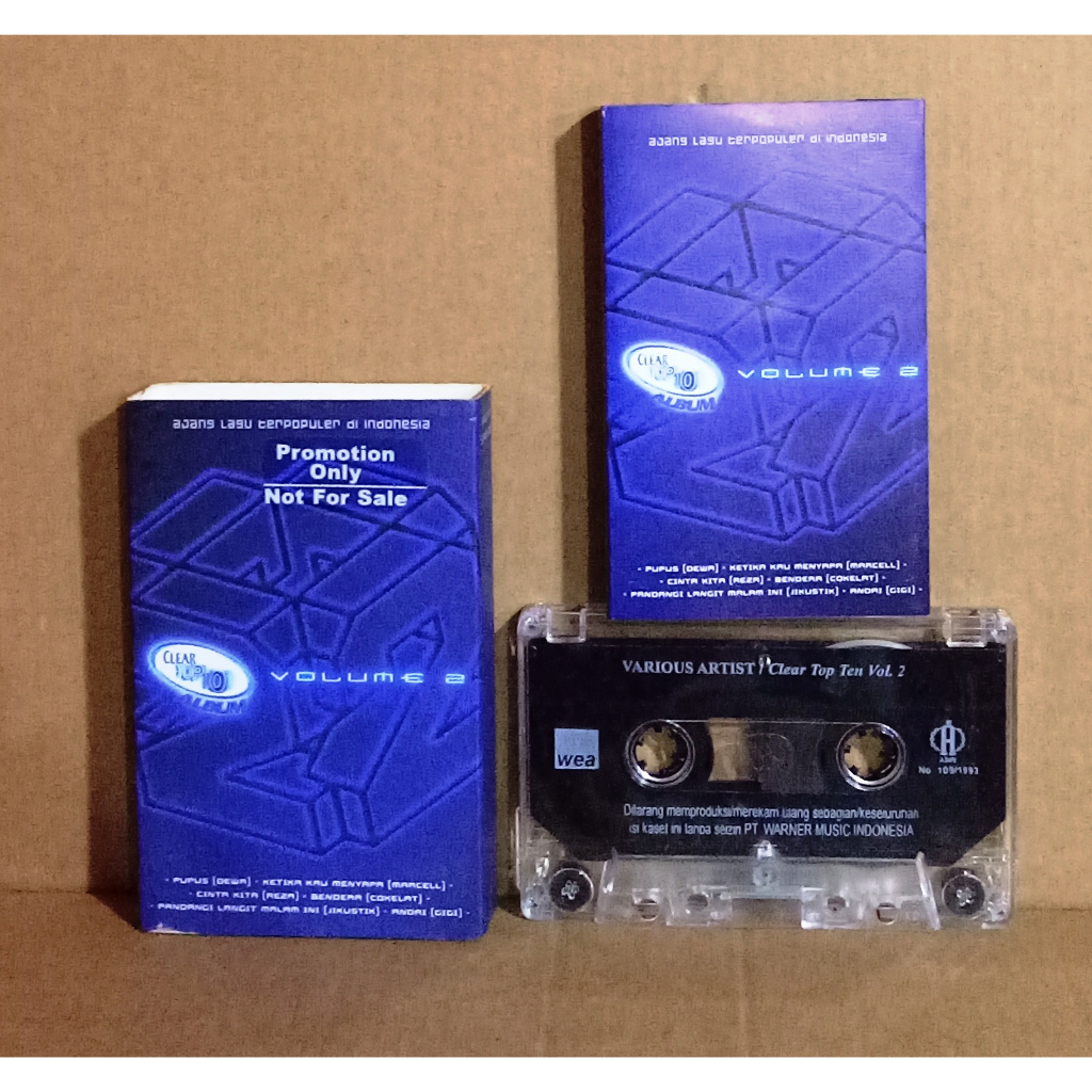 CLEAR TOP 10 ALBUM VOLUME 2 - Kaset
