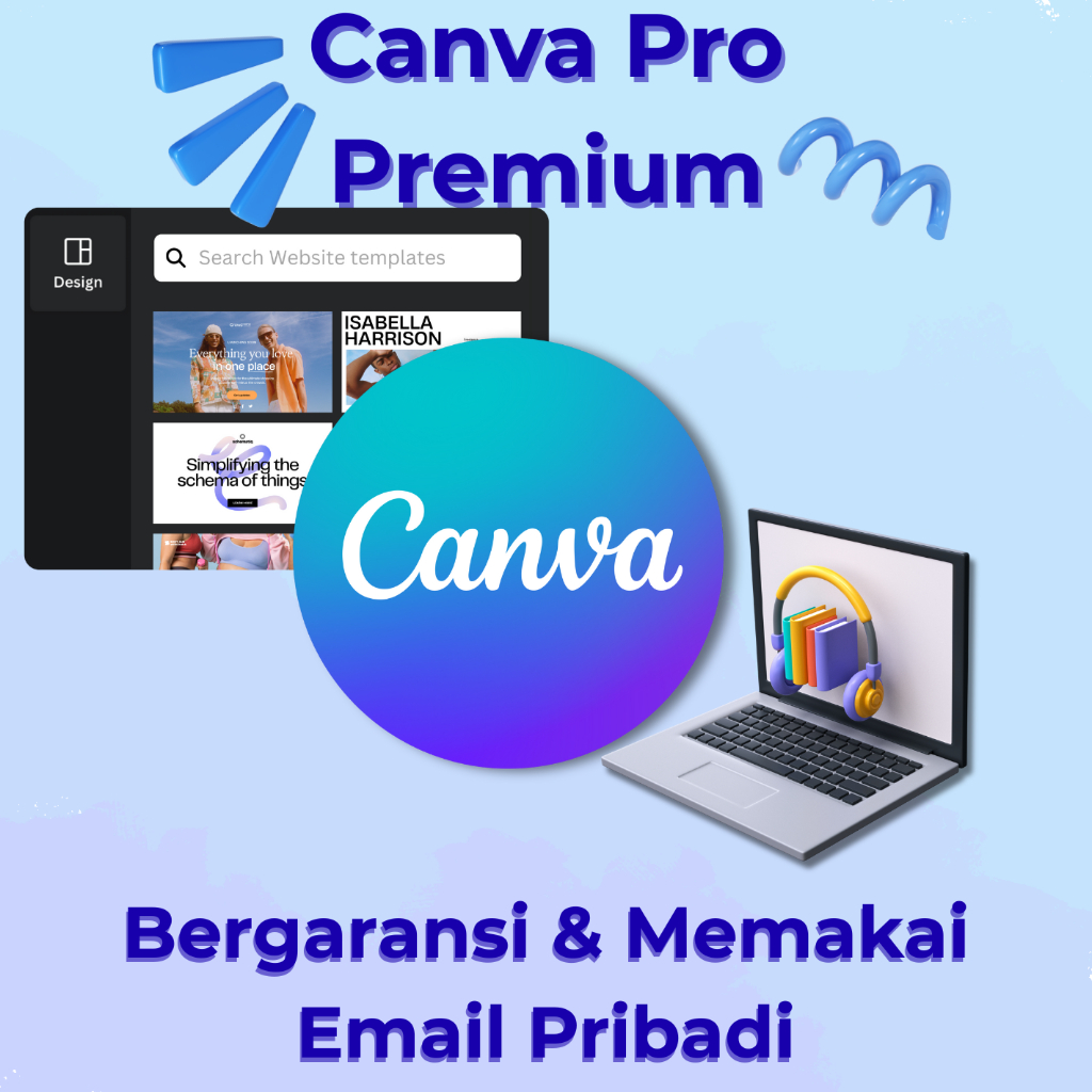50000++ TEMPLATE CANVA PRO PREMIUM PROSES CEPAT