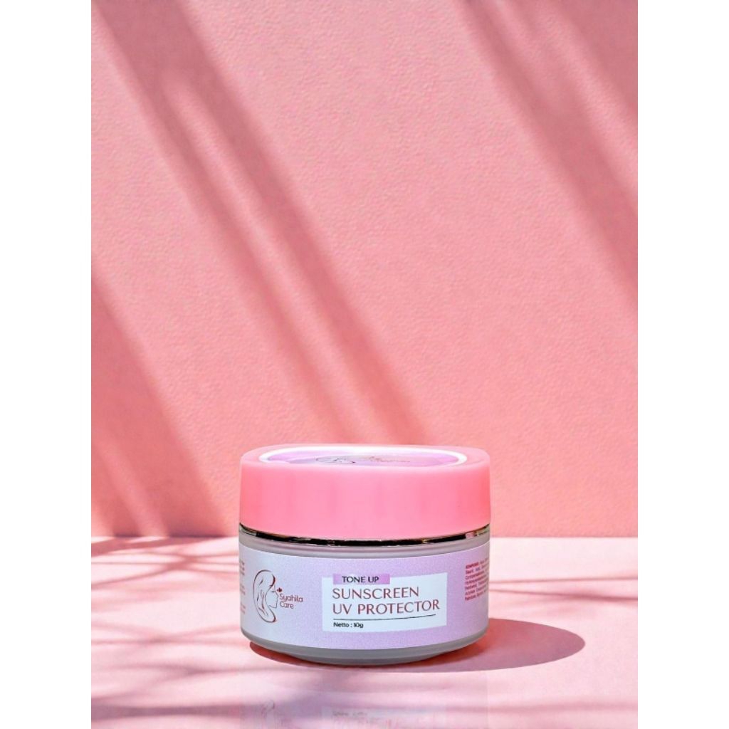 TONE UP DAY CREAM SUNSCREEN UV PROTECTOR SYAHILA CARE WARNA SEPERTI FOUNDATION
