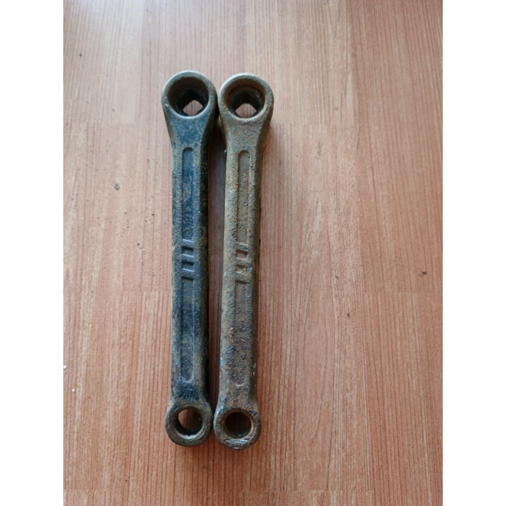 crank arm sepeda mtb besi second antiq bagian kiri