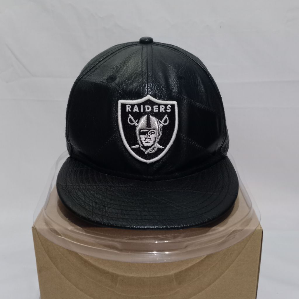 Topi NEW ERA x RAIDERS NFL PU-LEATHER SNAPBACK ( Original )