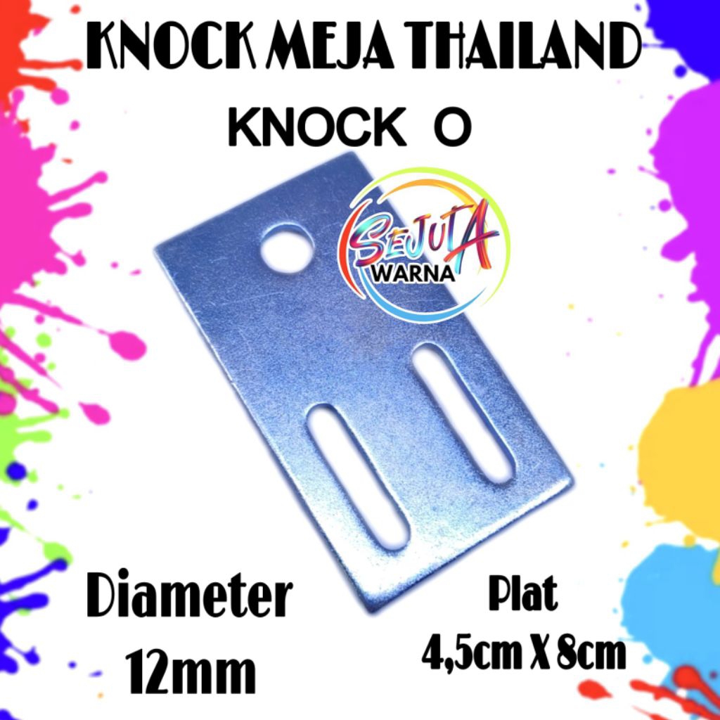 KNOCK THAILAND O 12MM REGISTER MEJA SABLON