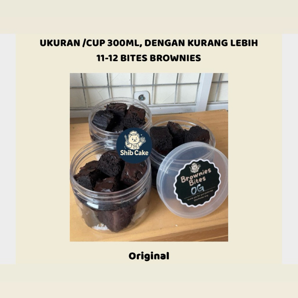 SHIB CAKE Fudgy Brownies Bites