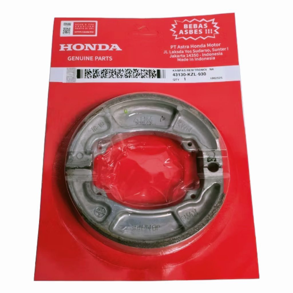 Kampas Rem Tromol Beat esp Beat fi Scoopy esp fi Vario Esp Spacy