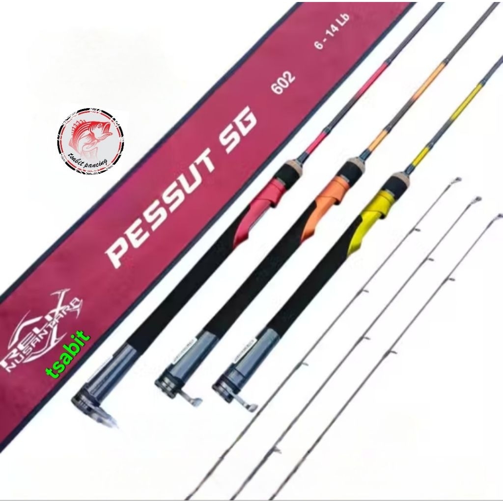 Joran relix nusantara pessut sg 150cm 165cm 180cm ring fuji