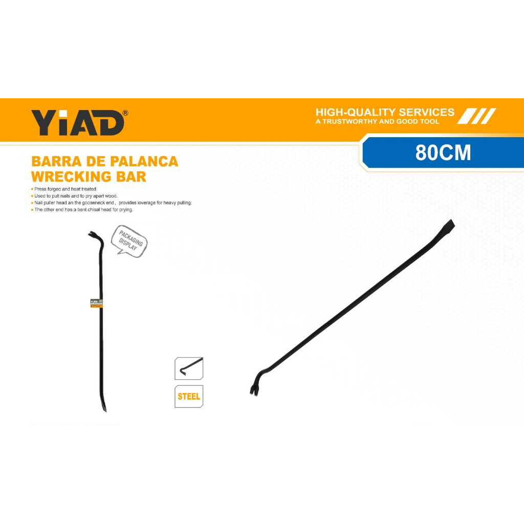 YIAD Linggis Besi Linggis Pencabut Paku