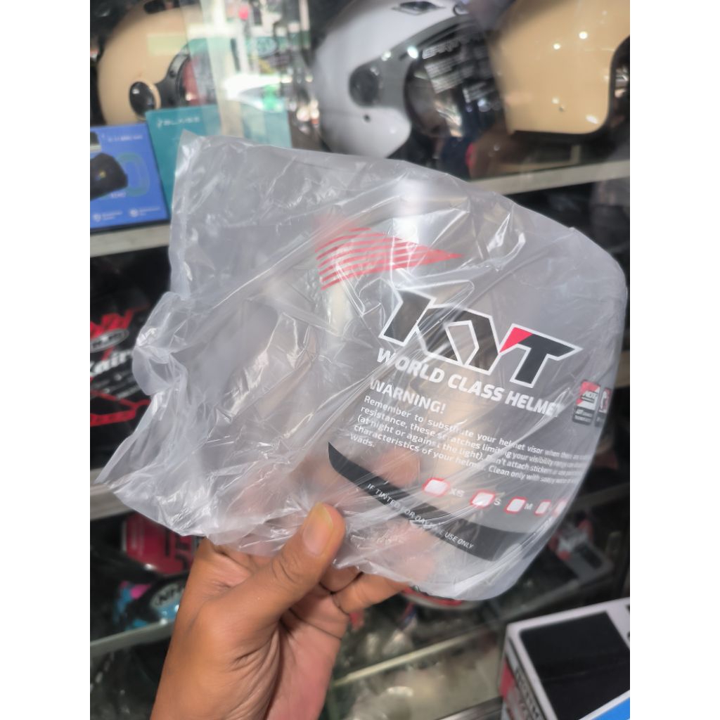 kaca helm kyt dj maru original