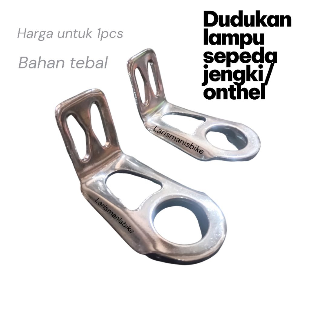 dudukan lampu sepeda onthel jengki