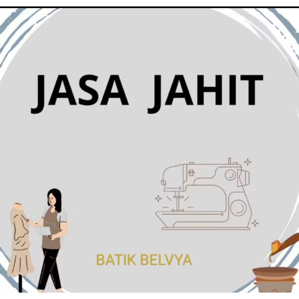 Ongkos jahit tunik wanita dan kemeja pria