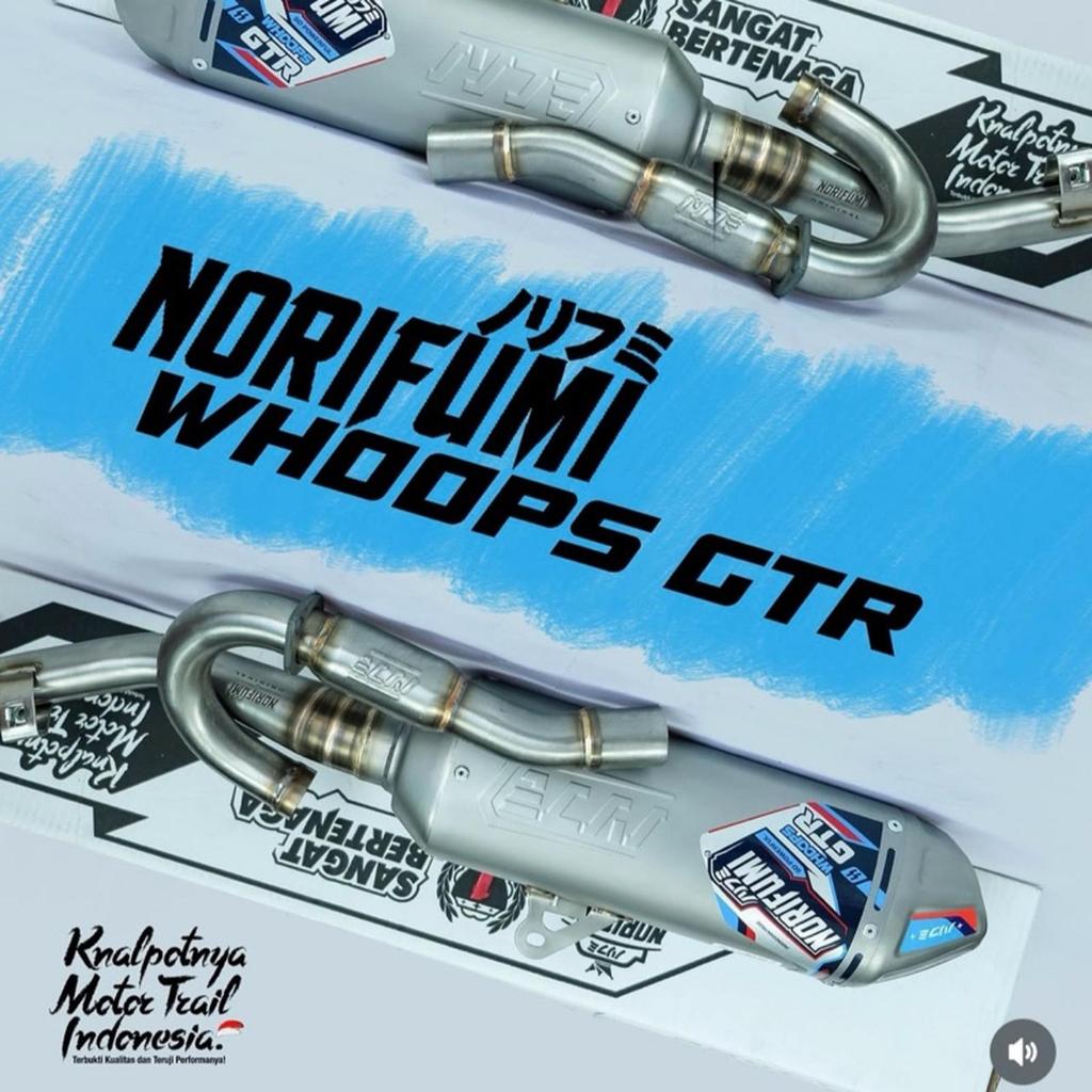 Knalpot NORIFUMI Whoops GTR Original - KLX CRF