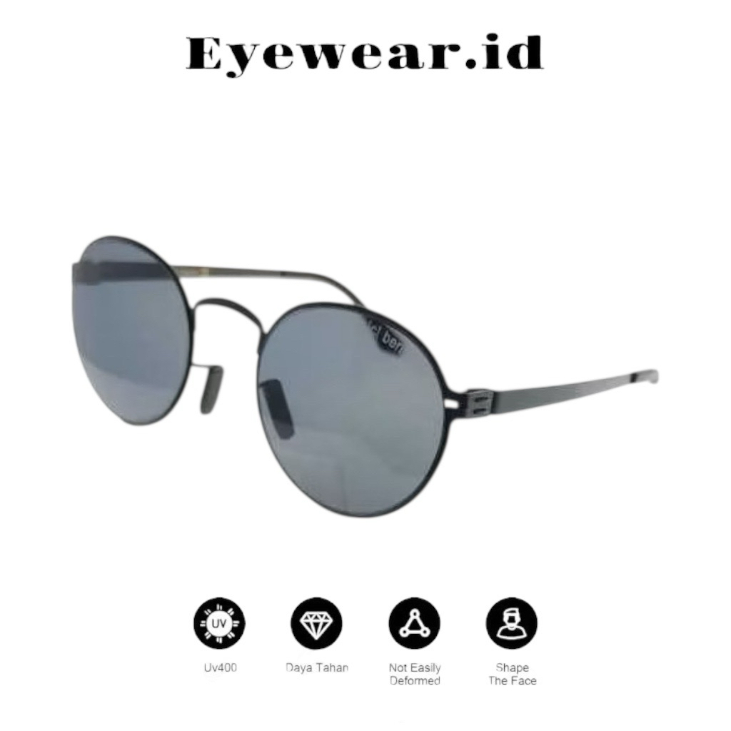 Kacamata Gaya Terbaru Sporty Pria Wanita IC BERLIN 1901 Lensa Anti UV Protection Terlaris Premium