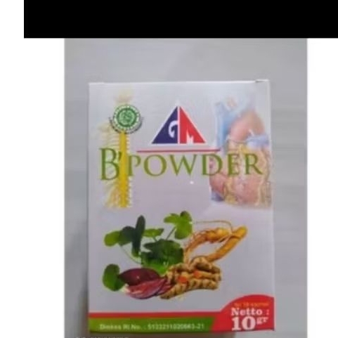 OBAT DIABETES STROKE AMPUH B POWDER | GM B POWDER | GM HERBAL