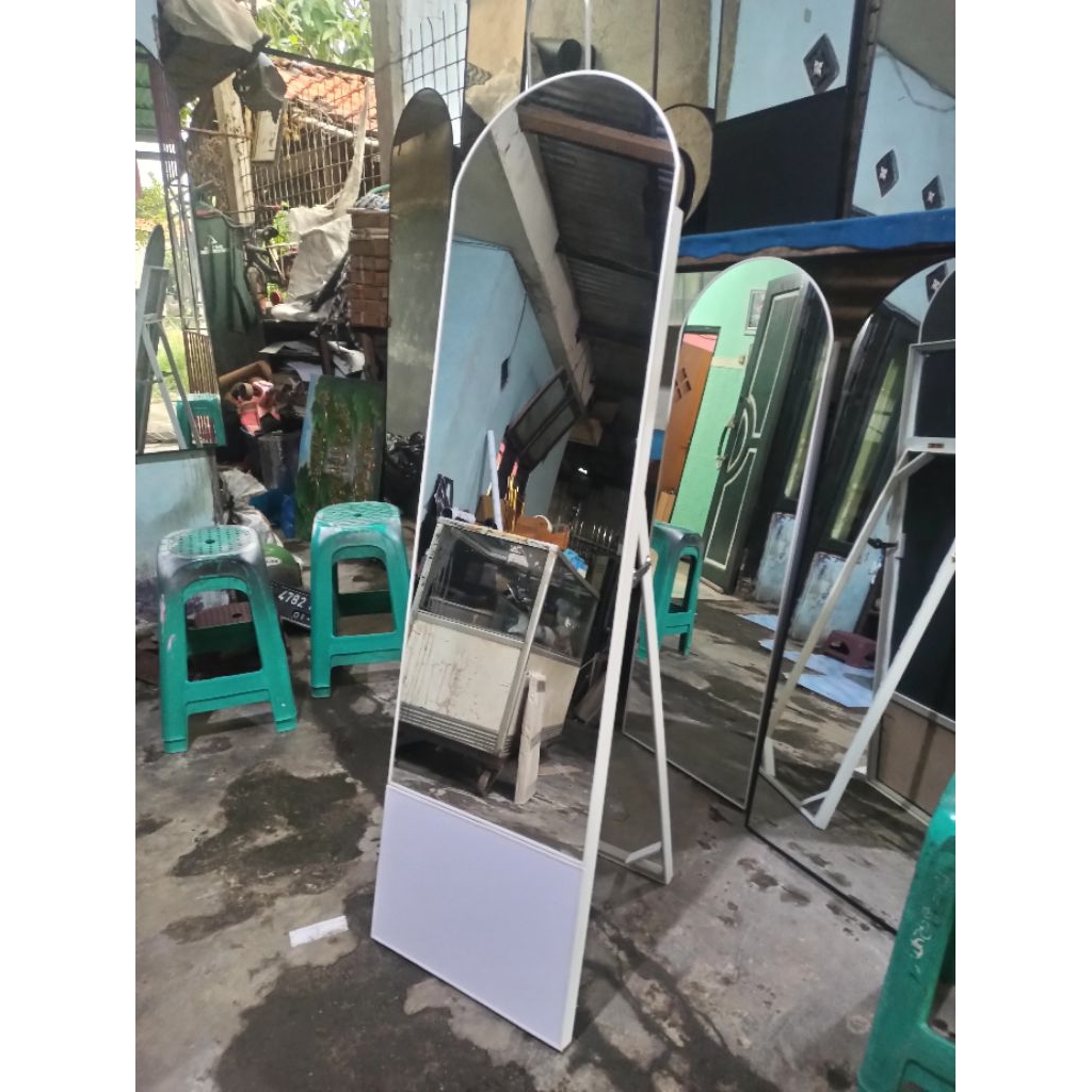 Standing Mirror Oval / Standing Mirror Full Body / Cermin Oval / Cermin Dinding Oval