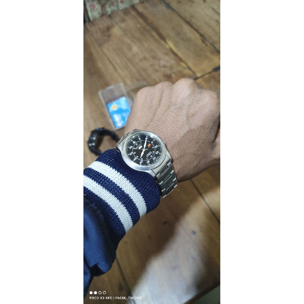 JAM SECONDS SEIKO MILITARY AUTOMATIC