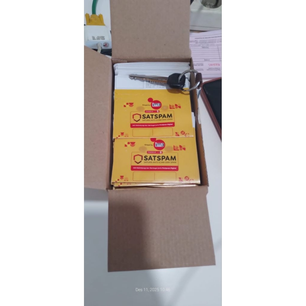 Kartu perdana Indosat 1 box isi 100pc