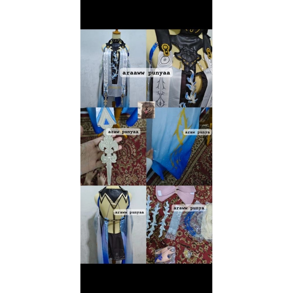 Ready sec cos only Cathetyia wuwa brand whitedear size L