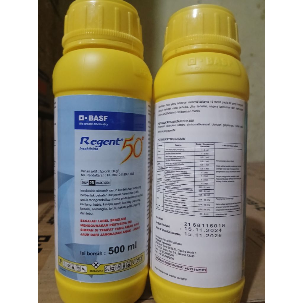 Insektisida Cair Pembasmi Hama Tanaman 500 ml Regent