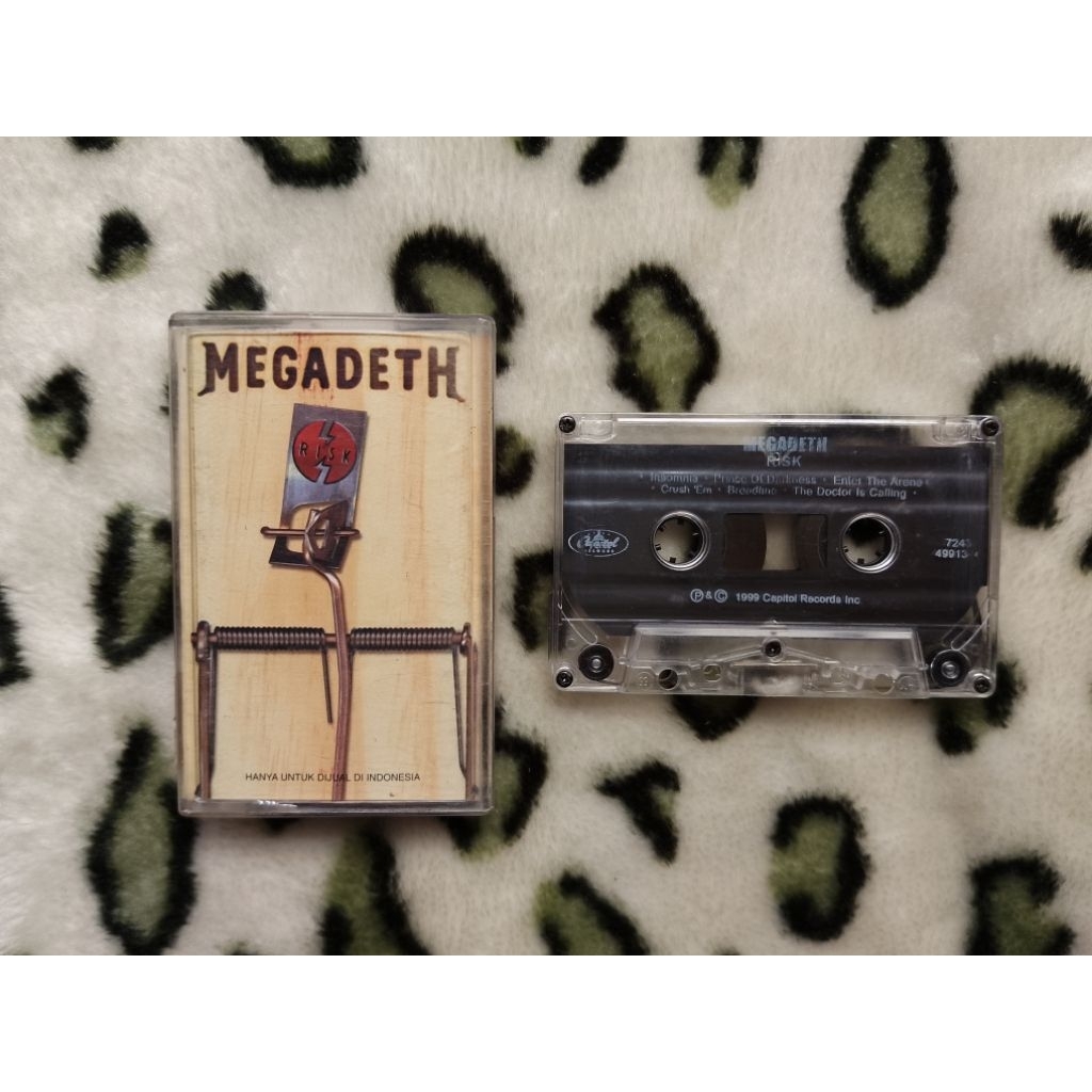 Kaset Pita Megadeth Risk