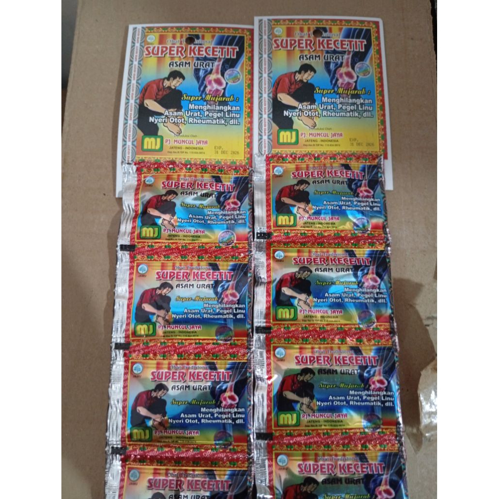 super kecetit asam urat pj muncul jaya