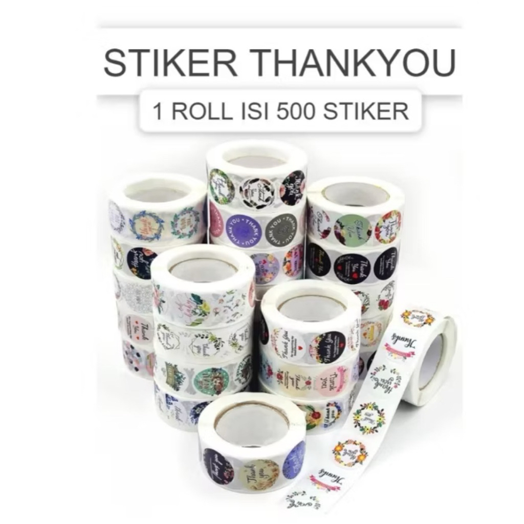 STIKER THANKYOU 1ROLL