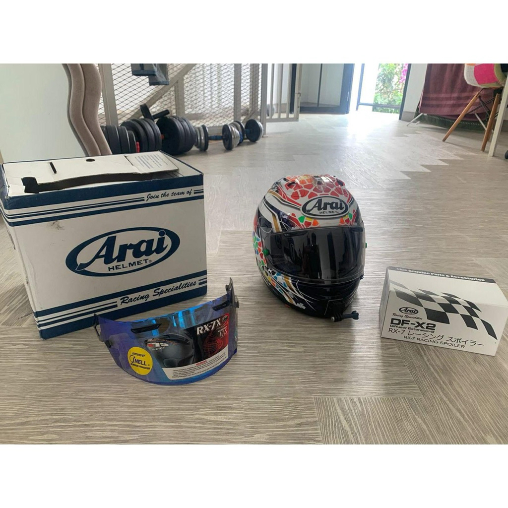 preloved helm arai nakagami GP 2