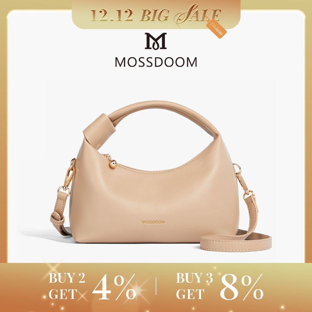 MOSSDOOM Tas Selempang Wanita Rhea Bag Elegan dan Modis Tas Tangan Wanita Stylish dan Mewah