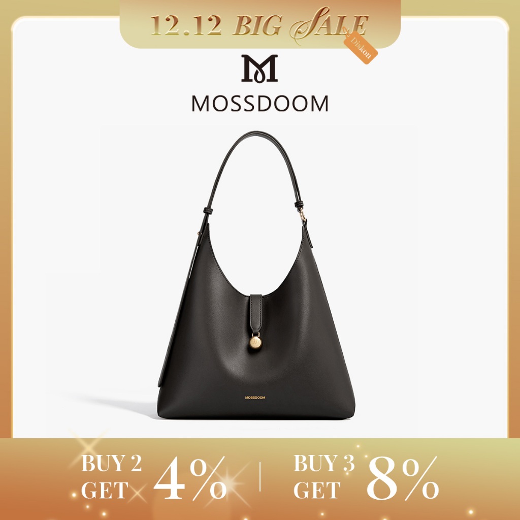 MOSSDOOM Gio Bag Golden Time Ramblings Designer Collection Tas Bahu Gio Bag Kemewahan Ringan Dengan 