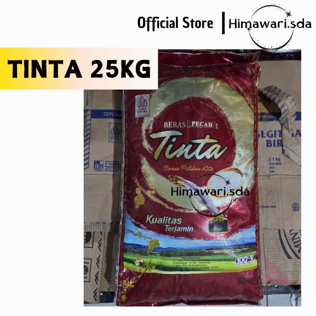 BERAS 25KG TINTA Beras pecah probolinggo