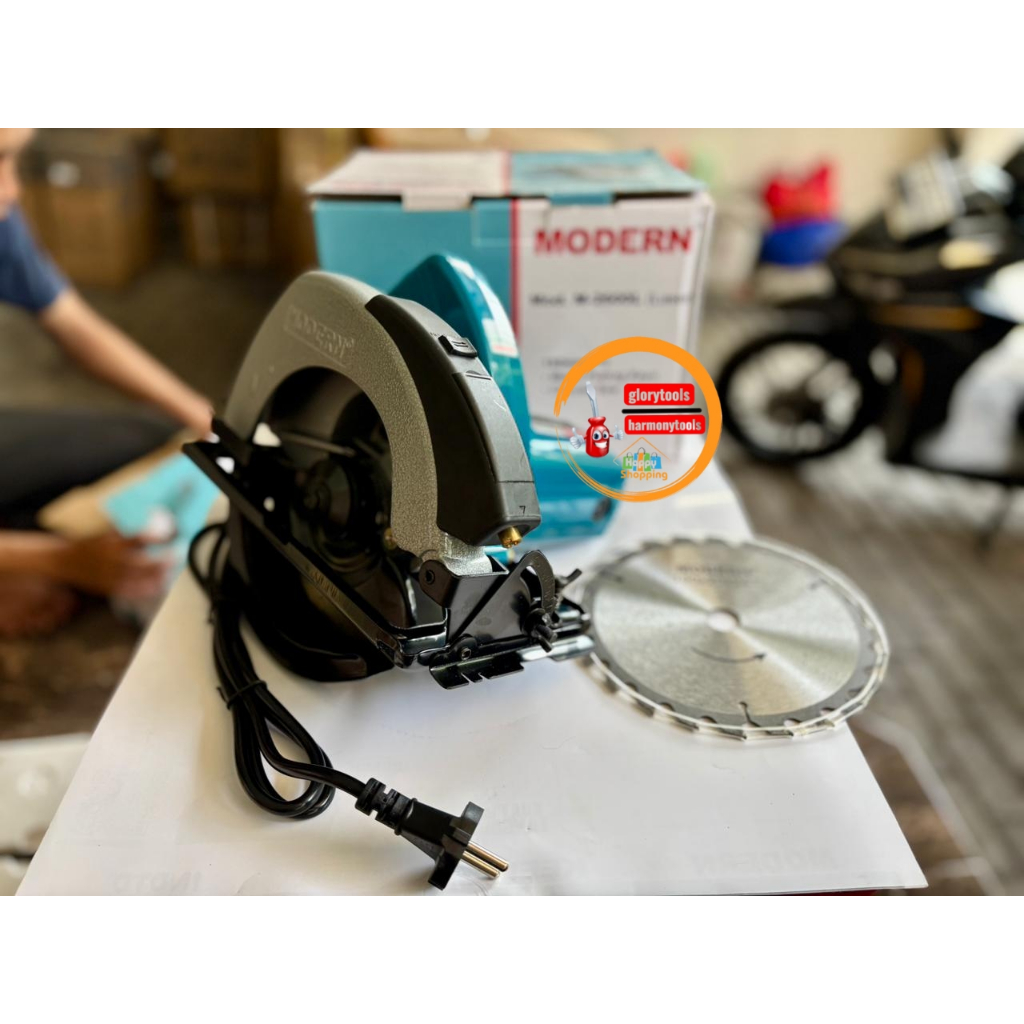 Mesin Gergaji Potong Kayu M2600L - Mesin Gergaji Listrik Kayu M2600L - Mesin Serkel M2600L Modern