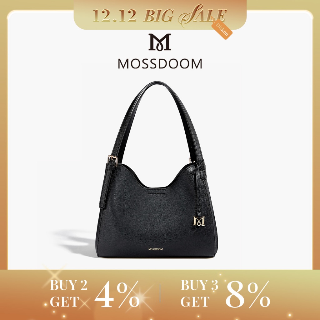 MOSSDOOM Tas Bahu Modis Wanita Lany Bag Tas Totebag Sederhana