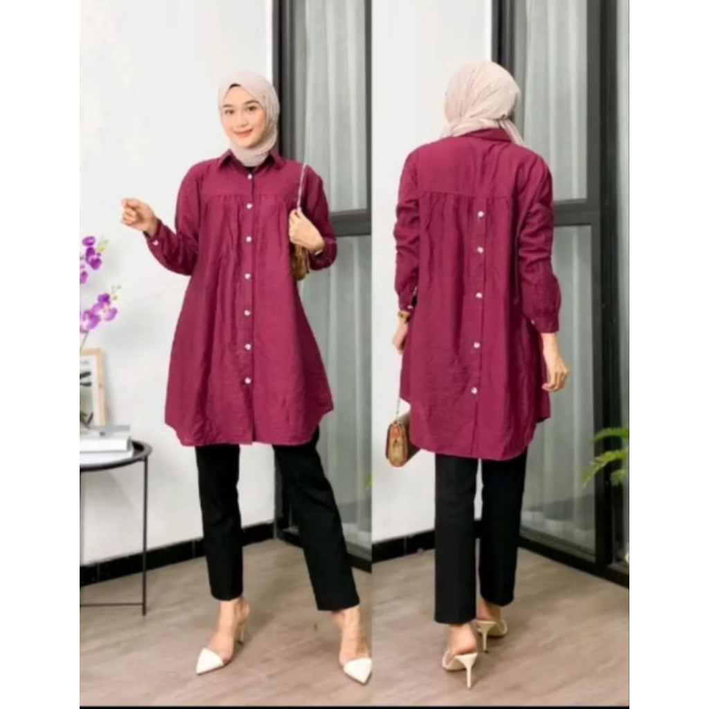 SARAH Tunik JUMBO BIGSIZEPLUS Termurah Busui Model Simple Elegan Tapi Mewah