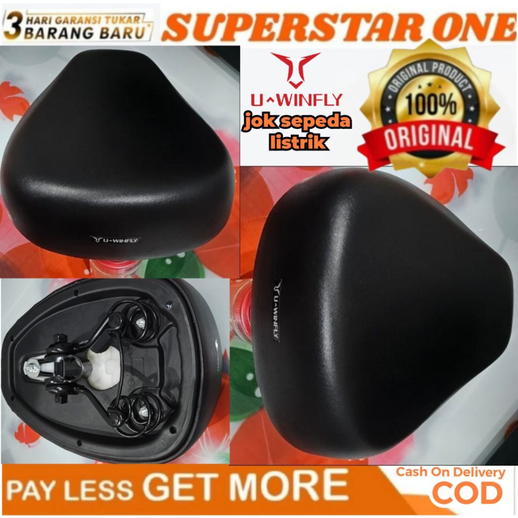 jok sepeda listrik uwinfly/u-winfly/u winfly