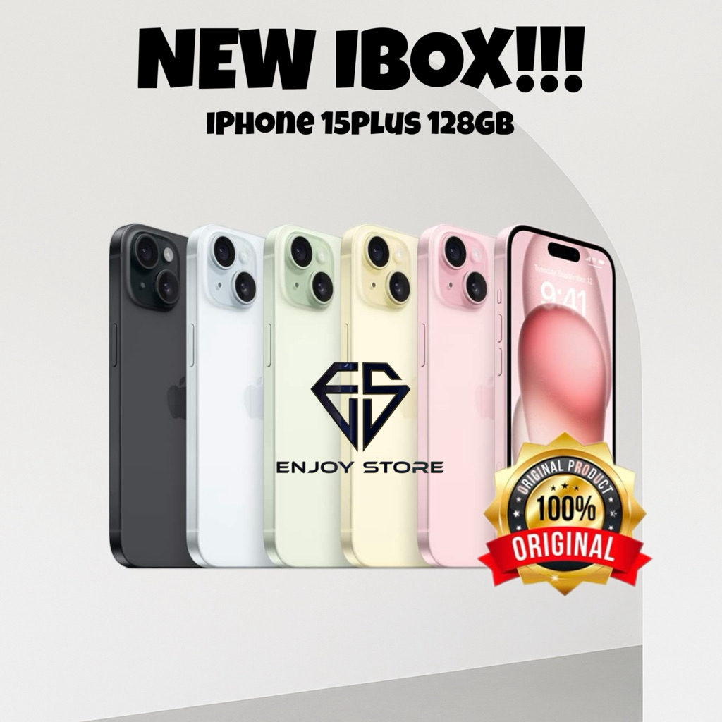ENJOY STORE | NEW IPHONE 15 PLUS 128 GB GARANSI RESMI