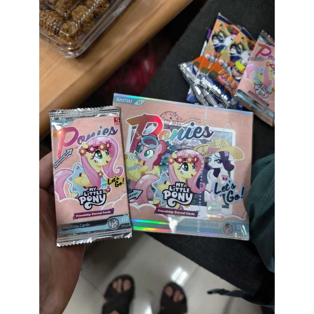 PLASTIK KECIL kartu collectible card set kayou ( seri ultraman  /  my little ponny / naruto / HARRY 