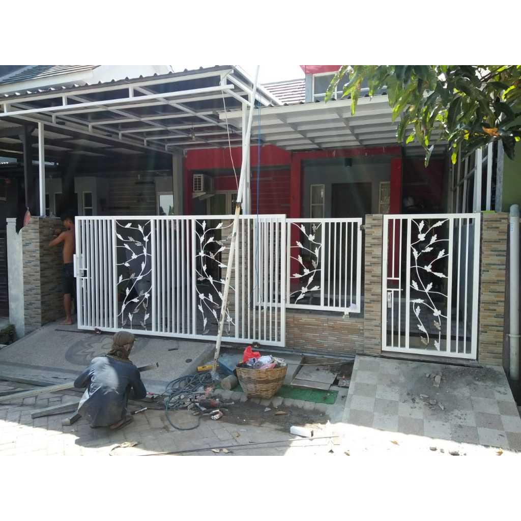 Pagar Minimalis Kombinasi Free Survey Per Meter